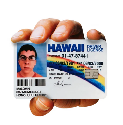 McLOVIN ID